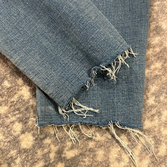 PISTOLA DISTRESSED HIGH WAIST SKINNY JEANS SIZE 27 - Picture 12 of 14